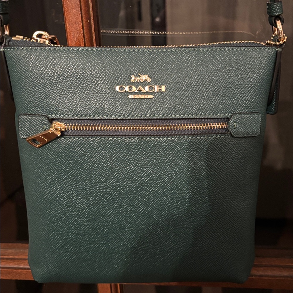 Coach Dark Green Crossbody Bag